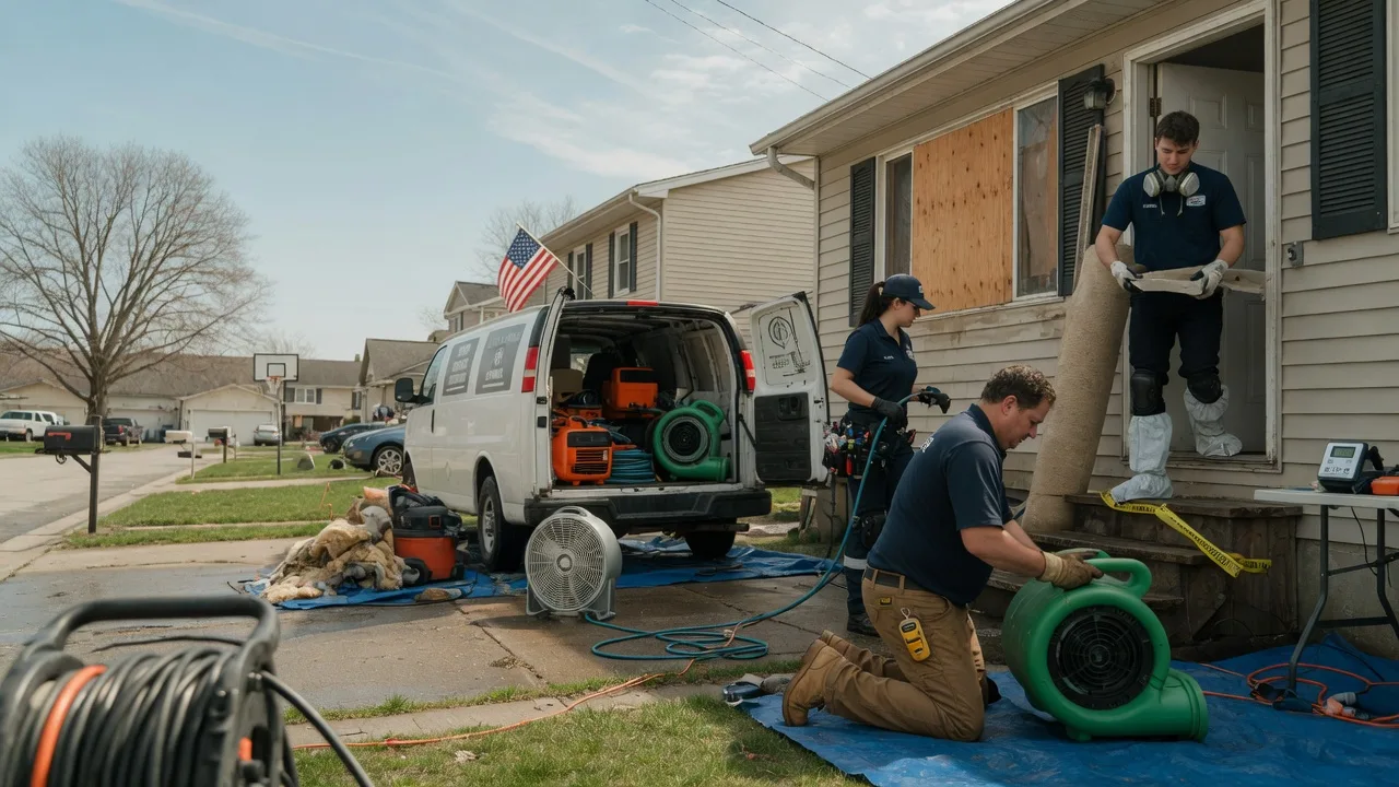 Water Damage Restoration in Fairbank, PA near me